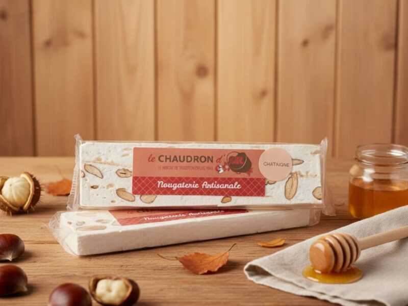 Nougat aromatisé