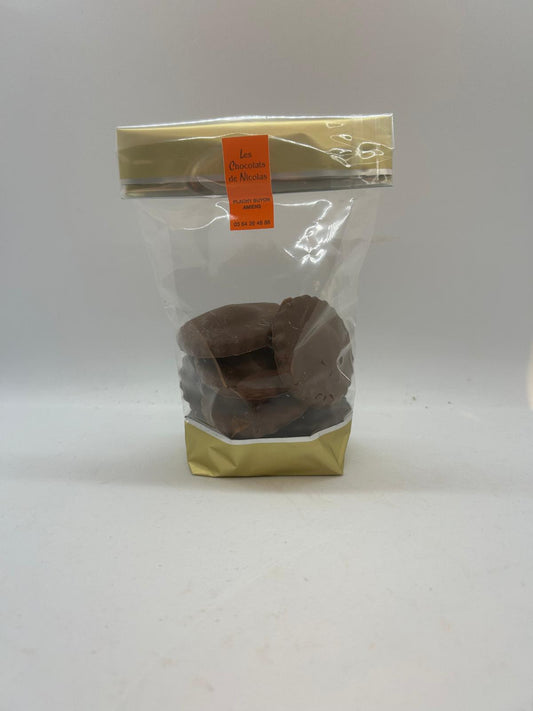 Sablés avec coulant caramel