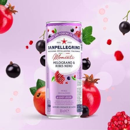 San Pellegrino Grenade Cassis