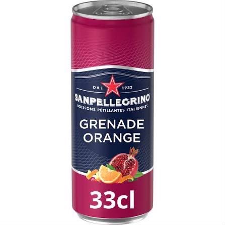 San Pellegrino Grenade Orange