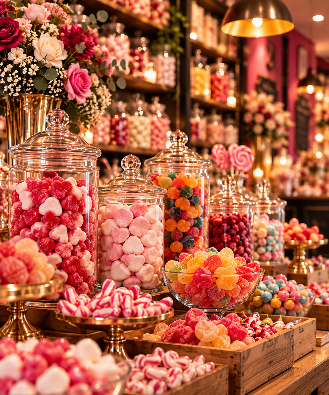 Bonbonnières garnies pour Candy Bar – Les Gourmandises d’Ohan