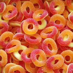 Anneaux Pêche 200 g – bonbons gélifiés saveur pêche